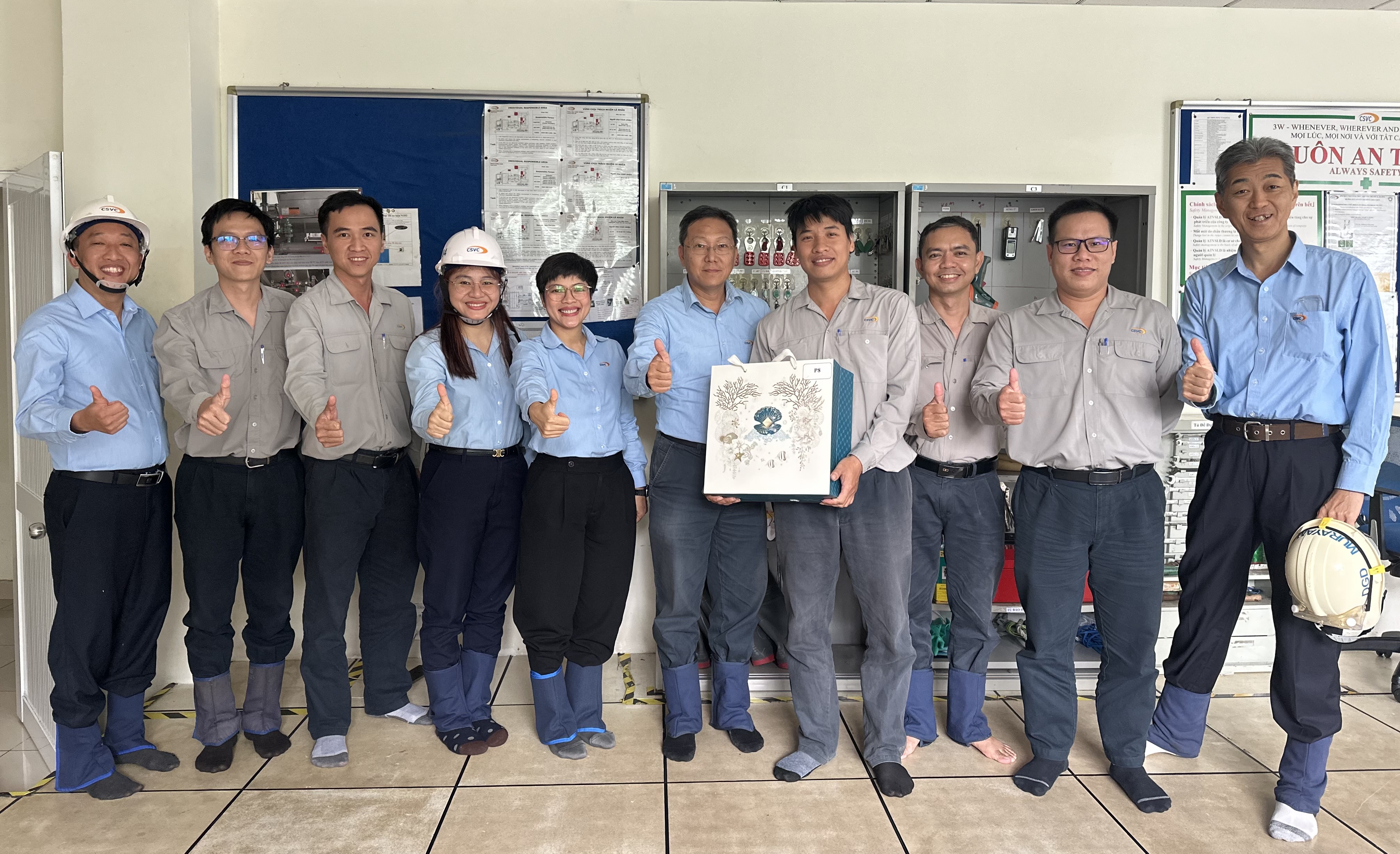 CSVC’S MANAGEMENT BOARD VISITS EMPLOYEES FOR LUNAR NEW YEAR
