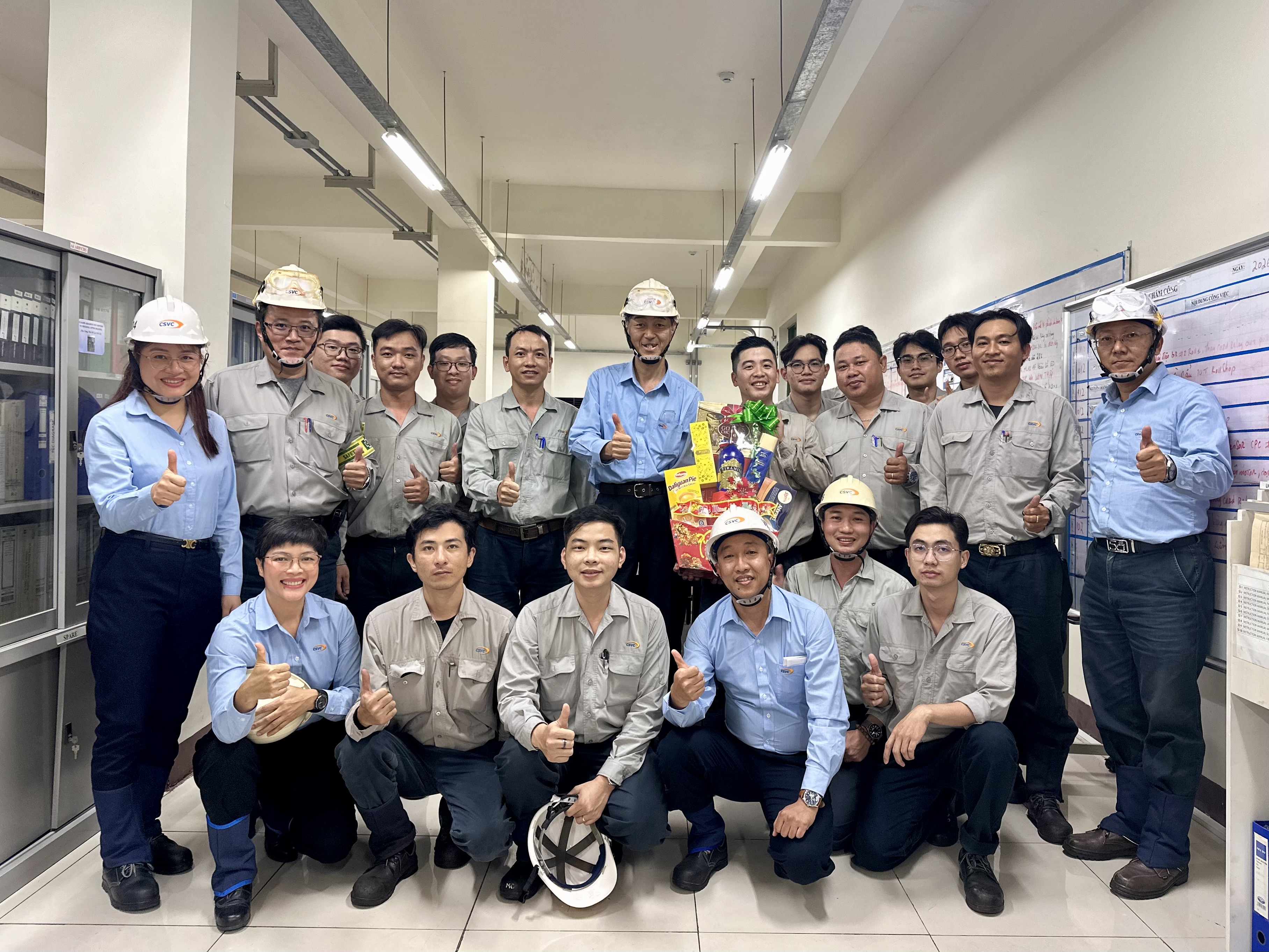 CSVC’S MANAGEMENT BOARD VISITS EMPLOYEES FOR LUNAR NEW YEAR