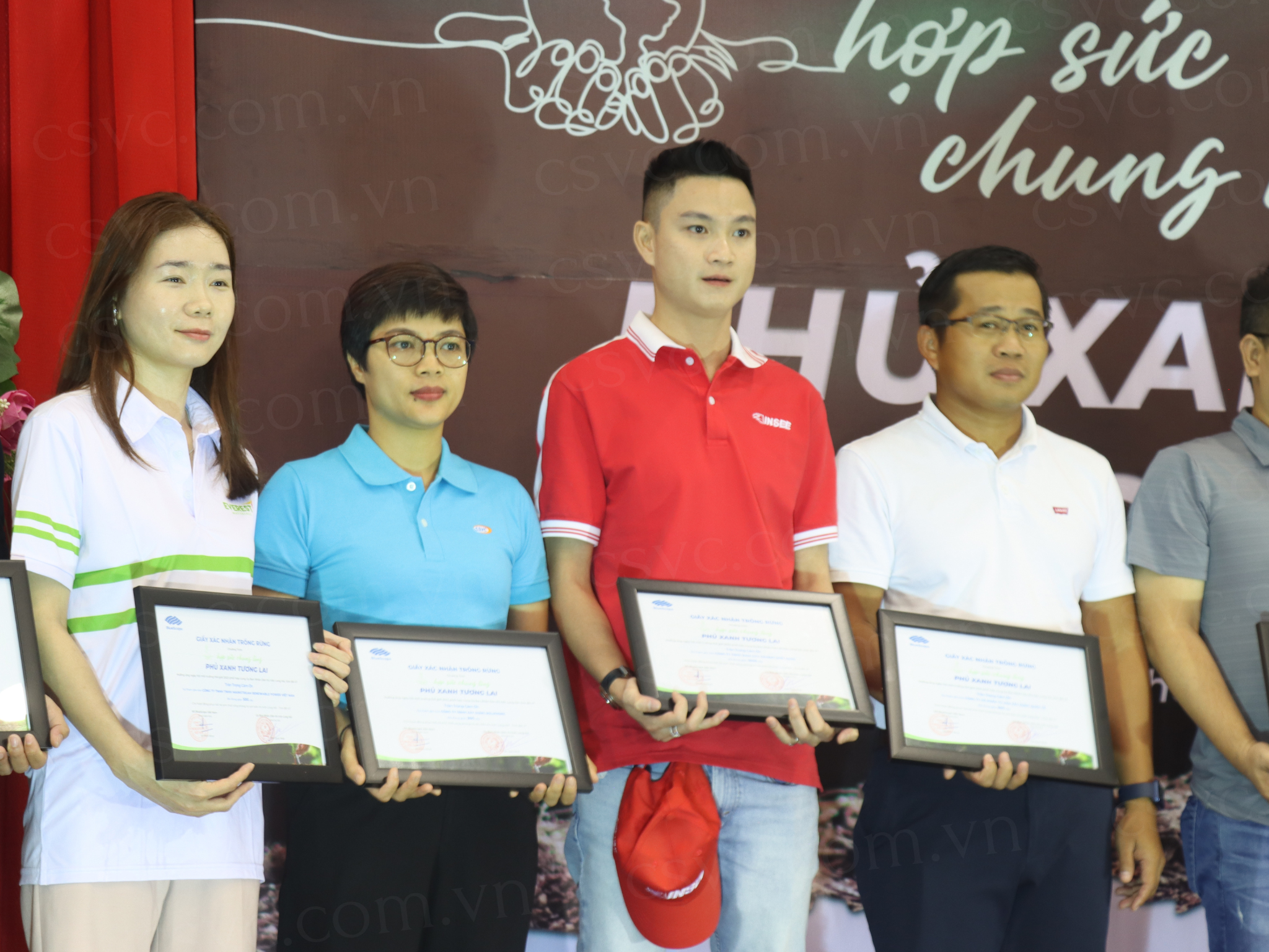 CSVC COLLABORATES WITH TRADE UNION  DONATING 1000 TREES TO PARTICIPATE IN THE PROGRAM UNITED STRENGTH, GREENING THE FUTURE HOSTED BY NS BLUESCOPE CO., LTD